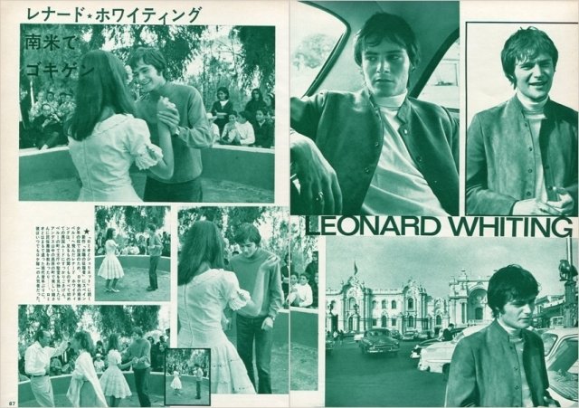 Леонард Уайтинг (Leonard Whiting) - журналы тех лет